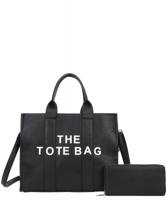 Luxury Designer Women Tote Bag JQ-9079W BLACK